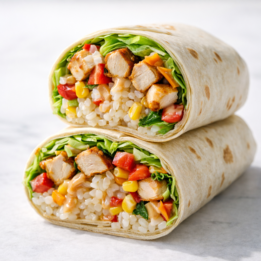 Konjac Chicken Wrap